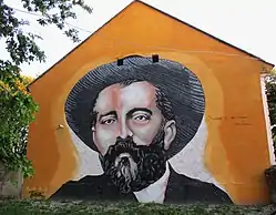 Mural of Đura Jakšić