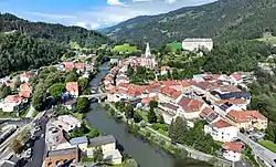 East view of Murau