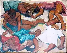 Image 6Painting of the Sharpeville massacre of March 1960 (from History of South Africa)