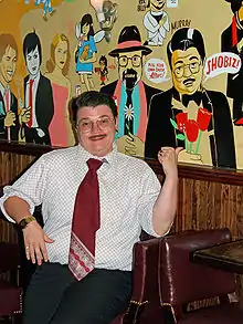 Murray Hill in 2007, during his last show at Mo Pitkins' House of Satisfaction in the East Village