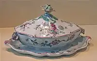 A faience saucière in Rococo taste, factory of the Veuve Perrin, Marseille, c. 1760–80