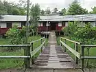 Exterior of the Asmat Museum of Culture and Progress