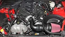 Mustang's 3.7 L V6 with a Roush Performance Cold Air Intake