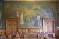 Mural in Council Chamber, Saint-Gilles, Belgium