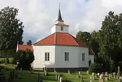 View of the local Mykland Church