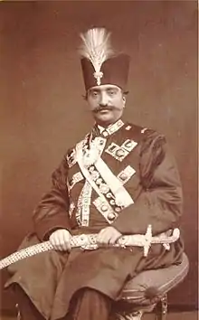 Naser al-Din Shah of Qajar Iran