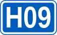 Highway H09 shield}}