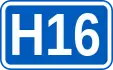 Highway H16 shield}}