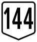 Route 144 shield