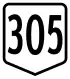 Route 305 shield