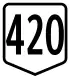 Route 420 shield