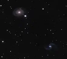 NGC 691 (top) and IC 167 (bottom) by the Mount Lemmon SkyCenter