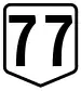 Route 77 shield