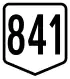 Route 841 shield