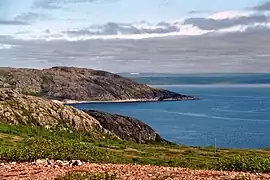 Jarfjord, seen from N886, Sør-Varanger