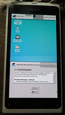 XFCE on the Nokia N9