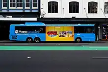 A Tāmaki Link bus in Auckland