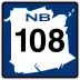 Route 108 marker