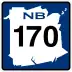 Route 170 marker