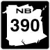 Route 390 marker