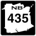 Route 435 marker