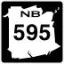 Route 595 marker