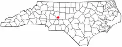 Location of Cid, North Carolina