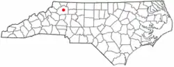 Location of Hays, North Carolina