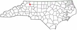 Location of Pleasant Hill, North Carolina