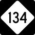 North Carolina Highway 134 marker