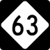 North Carolina Highway 63 marker