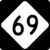 North Carolina Highway 69 marker