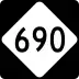 North Carolina Highway 690 marker