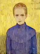 Flicka i blå klänningGirl in blue dress1910