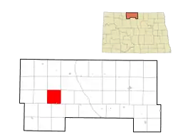 Location of Hastings Township