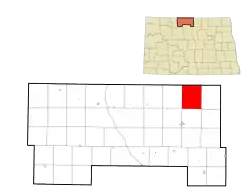 Location of Roland Township