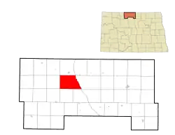 Location of Sergius Township