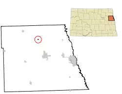 Location of Gilby, North Dakota