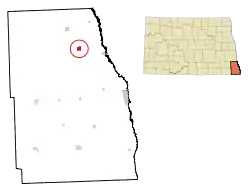 Location of Colfax, North Dakota