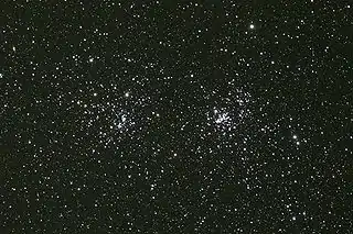 Photograph of the Double Cluster