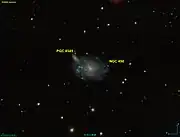 Photo of NGC 450 and PGC 4545 taken by SDSS.