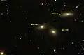 NGC 1192 and nearby galaxies (SDSS)