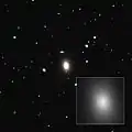 Elliptical galaxy NGC 1600 is located in a galaxy group about 200 million light-years away.