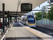 Image 12Passenger train at Oxley railway station on the Ipswich/Rosewood line within the Queensland Rail City network (from Queensland)