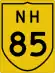 National Highway 85 shield}}