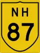 National Highway 87 shield}}