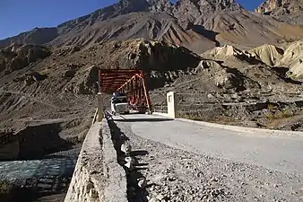 Bridge across Spiti river