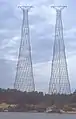 Shukhov towers on the Oka River, 1994