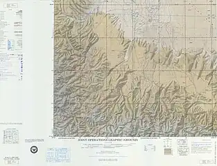 Map including Kokyar (labeled as K'u-k'u-ya) (ACIC, 1969)