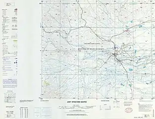 Map including Shule (Shu-le) (DMA, 1983)